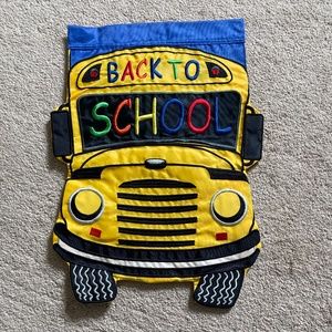 Garden Flag back to school